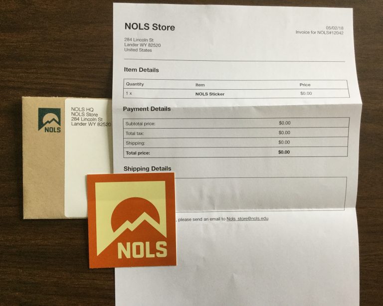 Free NOLS Sticker