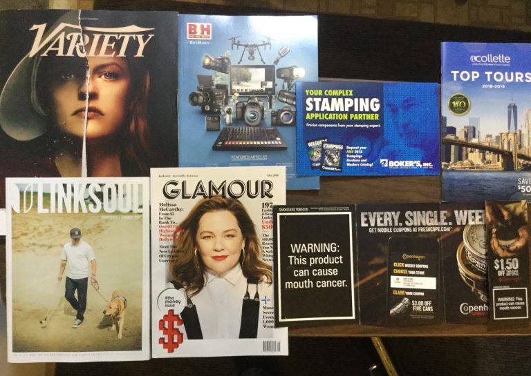 📫 05-01-2018 Free mail 😂 Variety 📸 B & H 🔩 Boker’s Inc. 🗺 Collette Top Tours 2018-2019 👕 Linksoul 👗 Glamour 📚