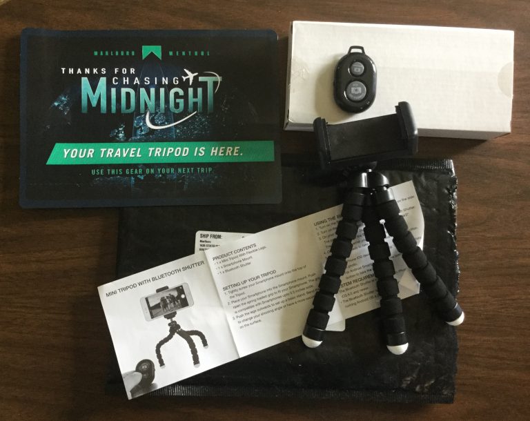 Free Travel Tripod from Marlboro