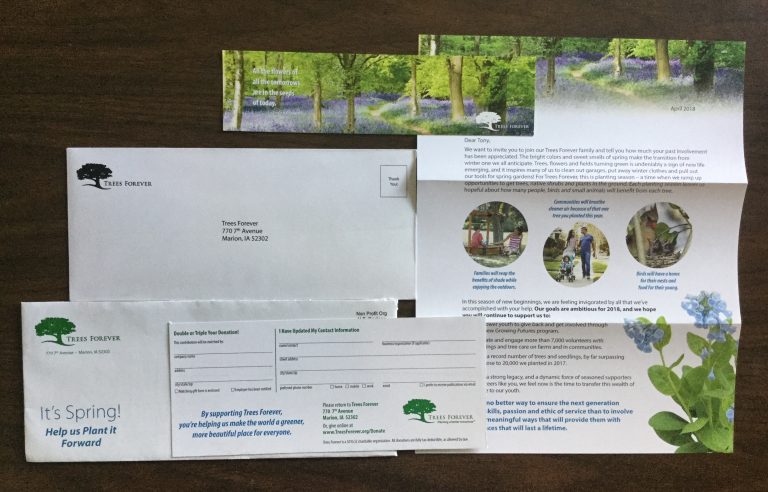 Free Trees Forever  Bookmark