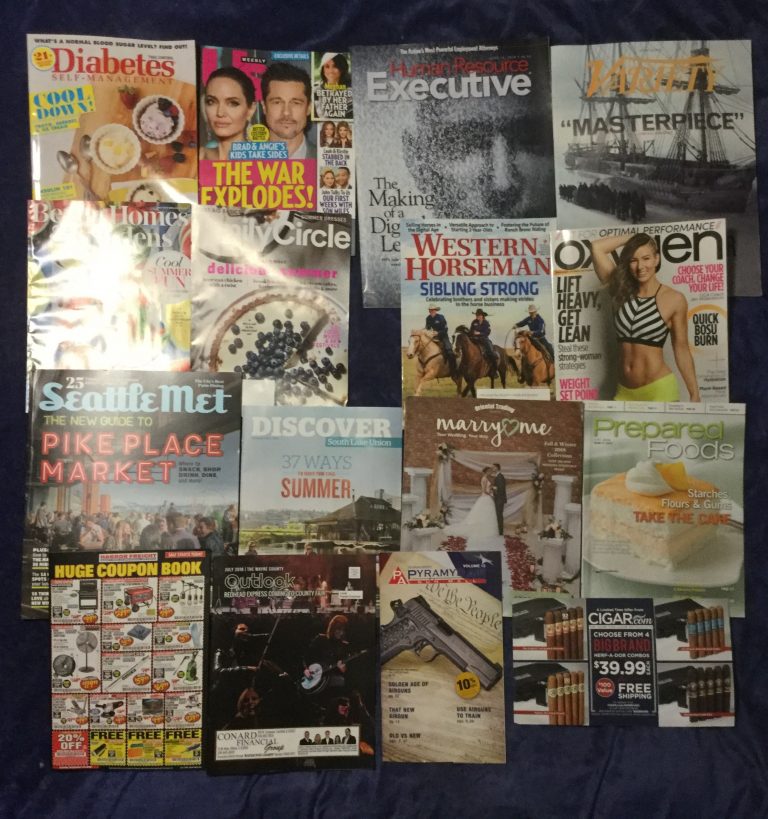 📬 06-27-2018 FREE mail 🍧 Diabetes Self-Management 👪 US weekly 🤖 Human Resource Executive 🚢 Variety 🍉 Better Homes & Gardens 🍥 Family Circle 🏇 Western Horseman 👙 Oxygen 🔮 Seattle Met🚣 Discover South Lake Union  👰 Oriental Trading Marry Me 🎂 Prepared Foods 🛠 Harbor Freight Tools 🎻 The Wayne County Outlook 🔫 Pyramyd Air Gun Mall 🚬 CIGAR .com 📚