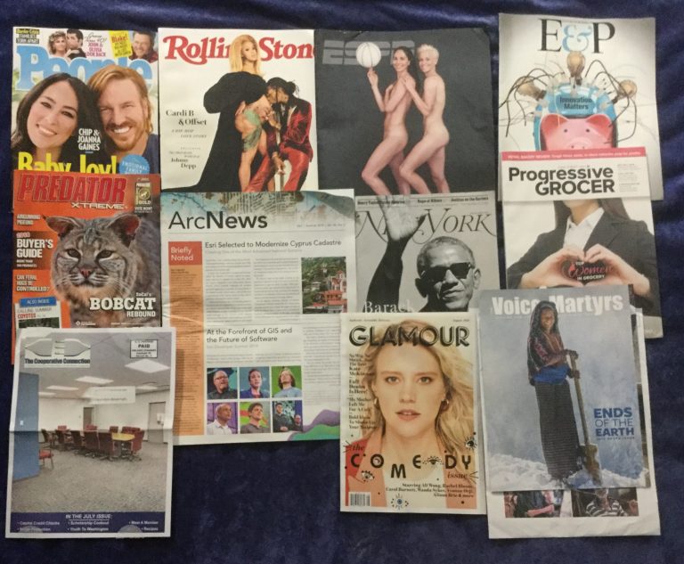 📬 06-29-2018 FREE mail 👪 People 💎 Rolling Stone ⚾ ESPN 💡E & P 🐯 Predator Xtreme 🌐 Arc News 🗽 New York 🛍 Progressive Grocer 🔌 The Cooperative Connection 👙 Glamour ⛪ The Voice of the Martyrs 📚