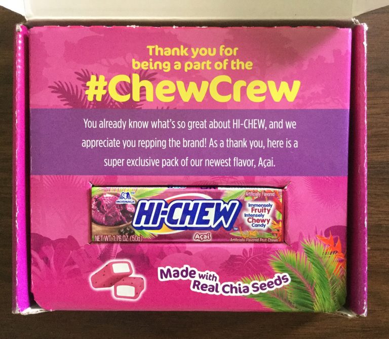 Free  Hi-Chew Acai Fruity Chews