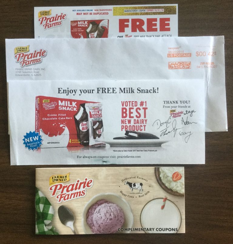 Free 4CT Box of Prairie Farms Milk Snack Cream Filled Chocolate Cake Bars