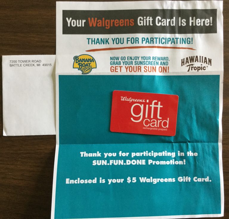 Winner in the #Walgreens Sun. Fun. Done Sweepstakes & Instant Win Game