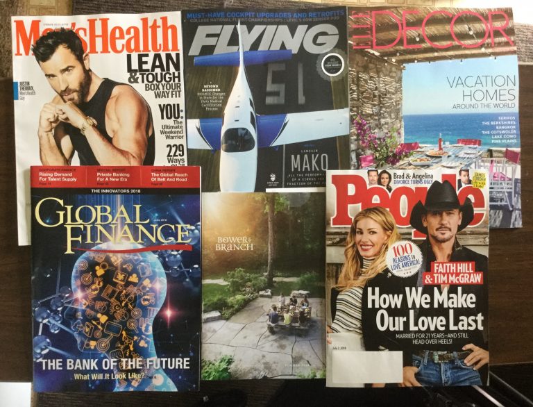 📬 06-22-2018 Free mail 👊 Men’s Health 🛩 Flying 🍽 ELLE Decor 🌐 Global Finance 💐 Bower & Branch 👪 People 📚