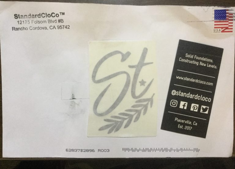 Free  StandardCloCo Sticker