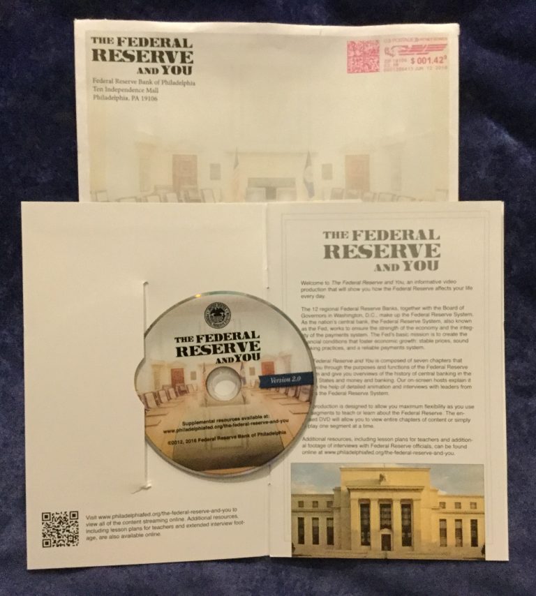 Free Federal RESERVE and YOU   DVD