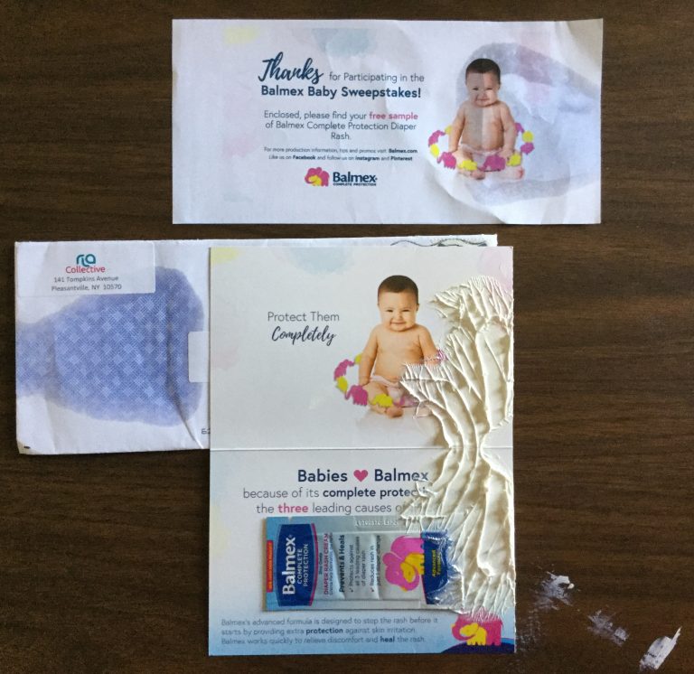 Free  Balmex Complete Protection Sample