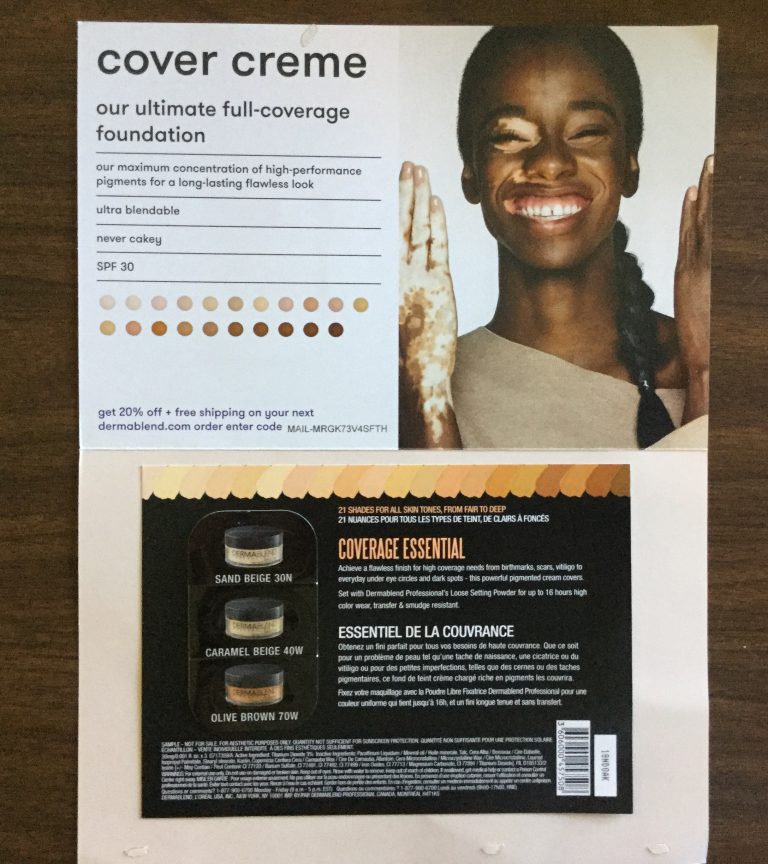 Free  Dermablend Professional Cover Creme
