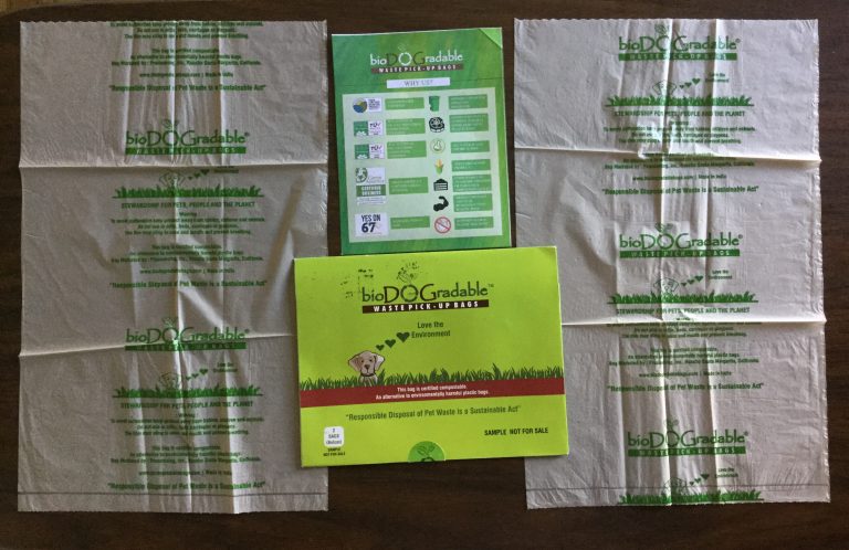 Free  bioDOGradable Waste Pick-Up Bags