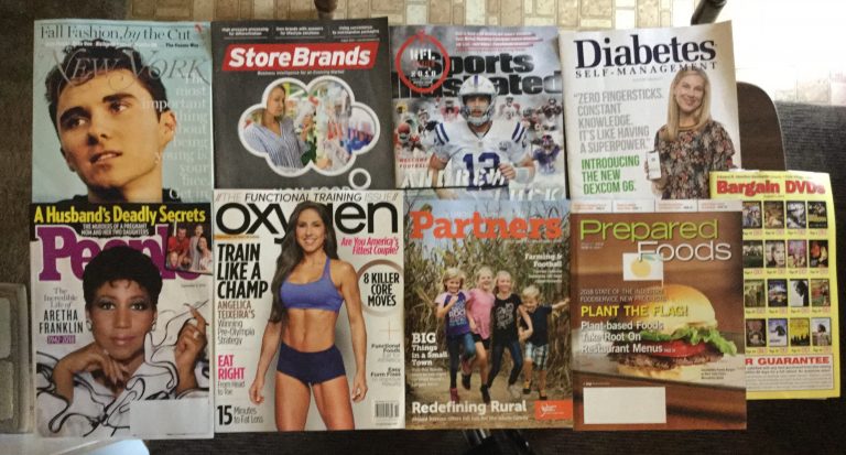 📬 08-24-2018 FREE mail 🗽 New York 🏪 Store Brands 🏈 Sports Illustrated 🎂 Diabetes Self Management    👪 People 👙 Oxygen 🌽 Illinois Farm Bureau Partners 🍔 Prepared Foods 📀 Bargain DVDs 📚