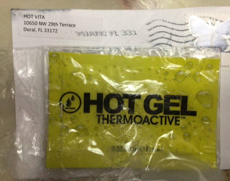 Free Hot Vita HÓT GEL   Thermoactive Sample