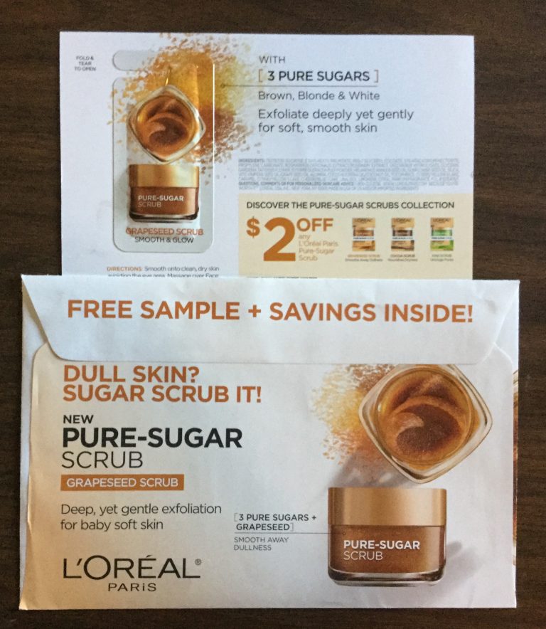 Free L’OREAL Paris Pure – Sugar Scrub