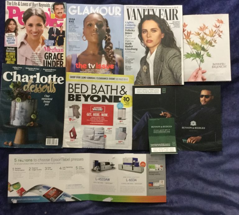 📬 09-14-2018 FREE mail 👪 People 👙 Glamour 👗 Vanity Fair 🍁 Bower & Branch 🎂 Charlotte Desserts 🛏 Bed Bath & Beyond 🚬 Benson & Hedges coupon  🖨 Epson printer guide 📚