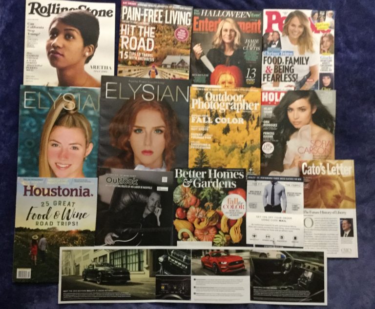 📬 09-29-2018 FREE mail 💍 Rolling Stone 💊Pain-Free Living 🎃 Entertainment weekly  👪 People 👻 Elysian 💀 Elysian 📷 Outdoor Photographer 👙 HOLA 🗺 Houstonia 🎸 The Wayne County Outlook🏡  Better Homes & Gardens 👕 State & Liberty 🏫 Cato’s Letter 🏎 2019 Ford Mustang buyers guide 📚