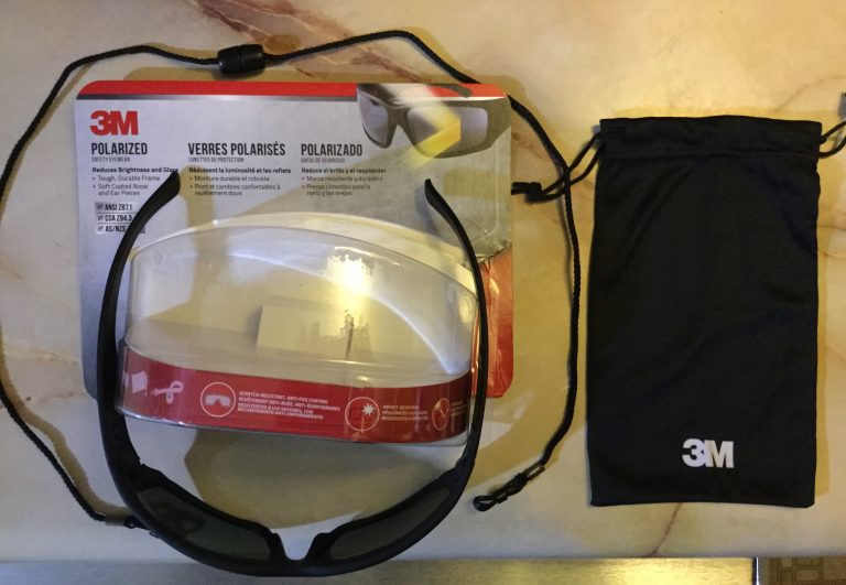 Free 3M Polarized Safety eye wear