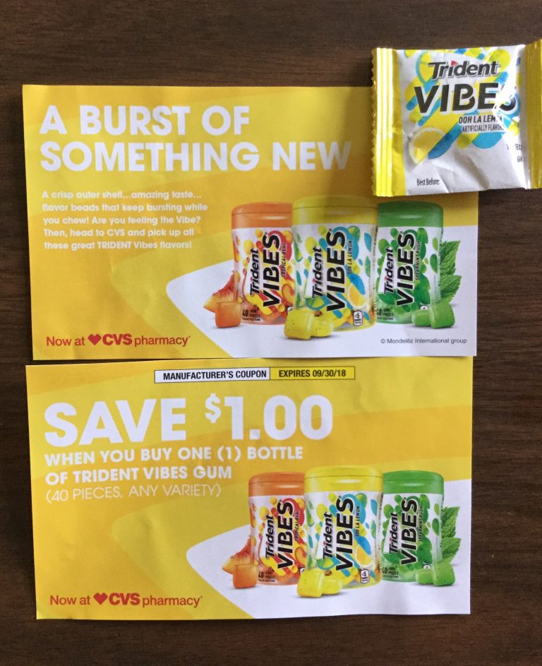 Free Trident Vibes Gum