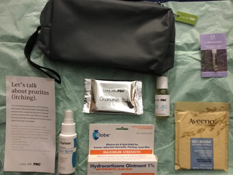 Living with PBC kit from Intercept Pharmaceuticals