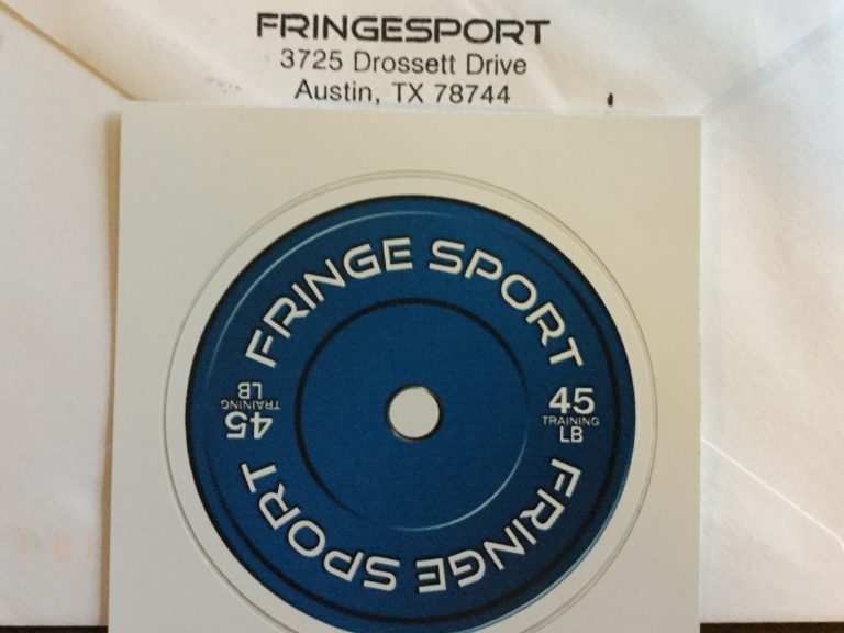 Free #FringeSport Sticker