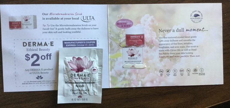 Free Derma E Essentials Microdermabrasion Scrub Sample