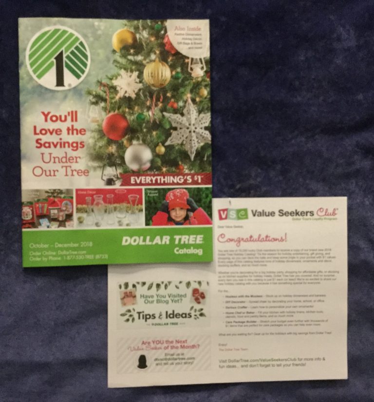 Free  Dollar Tree Christmas 2018 catalog