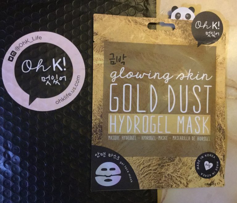 Free  Gold Dust Hydrogel Mask