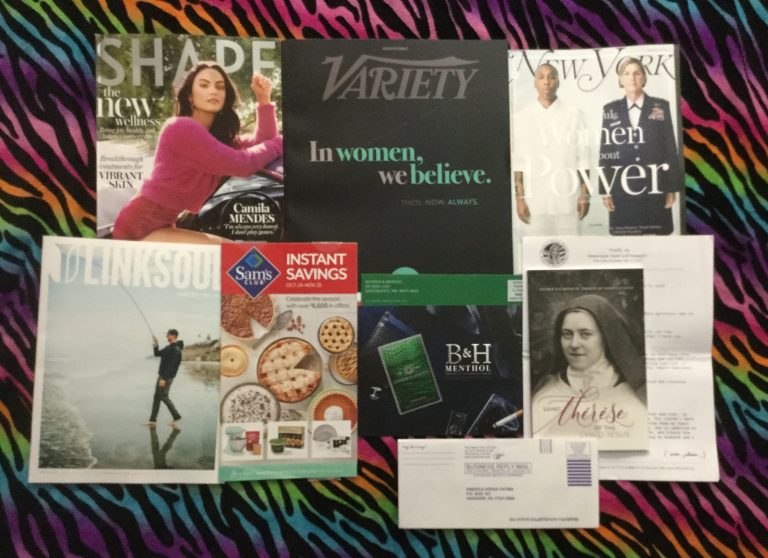 📬 10-18-2018 FREE mail 👙Shape 👻 Variety 🗽 New York 🎣 Link Soul 🏪 Sam’s Club 🚬 B&H coupons 📖 America Needs Fatima Book 📚