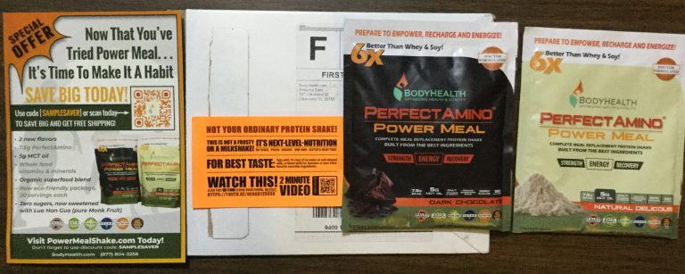 Free Perfect Aminos Power Meal Samples