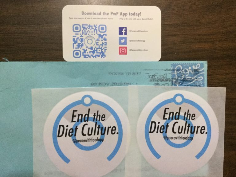 Free #EndtheDietCulture stickers