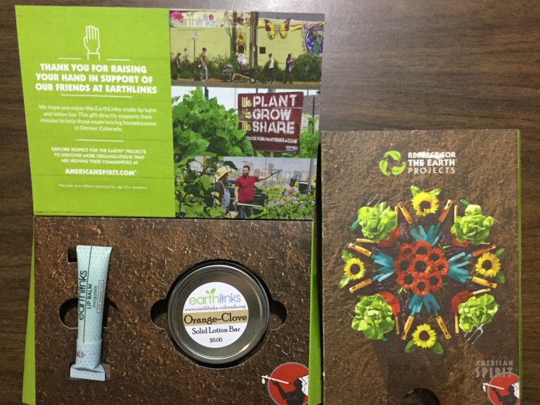 Free EarthLinks lip balm and #Earthlinks solid lotion bar
