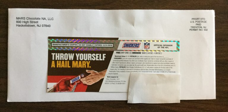 Free Snickers Bar
