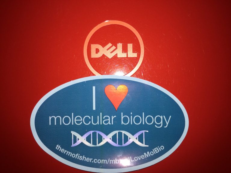 Free I love Molecular Biology Sticker