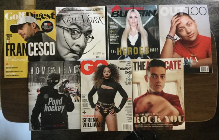 📬 12-03=2018 FREE mail 🏌 Golf Digest 🗽 New York  👗 The Red Bulletin 🙋 Out 100 🏂 Homestead 🎅 G Q 📖 The Advocate 📚