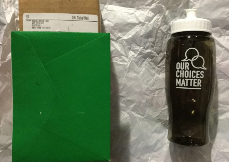 Free Our Choices Matter Water Bottle