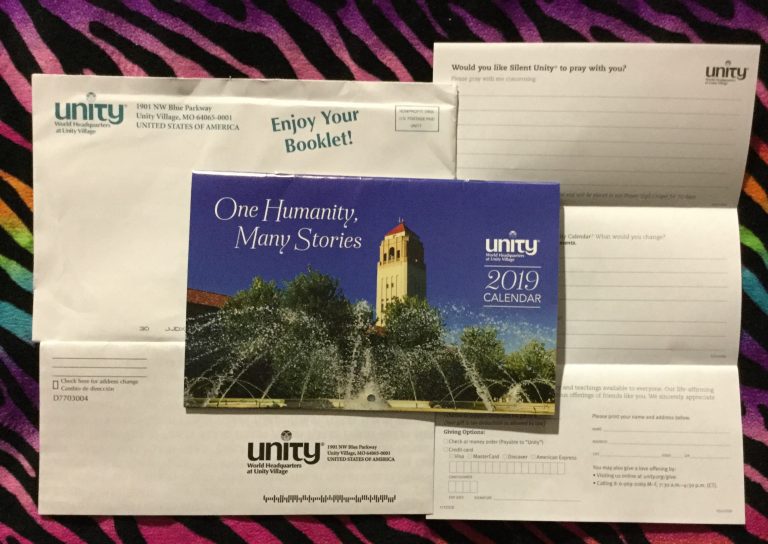 Free One Humanity Many Stories 2019 calenda from  Unity