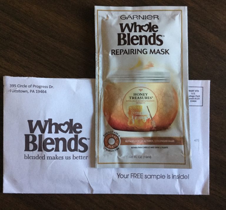 Free Garnier Whole Blends Repairing Mask Sample