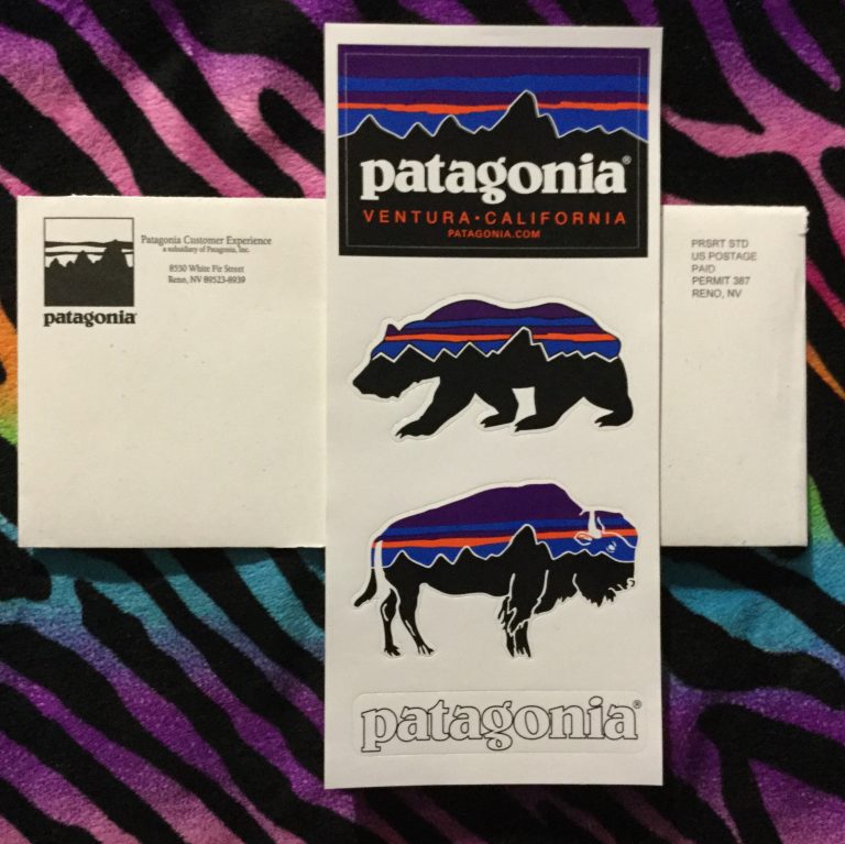 Free Patagonia sticker