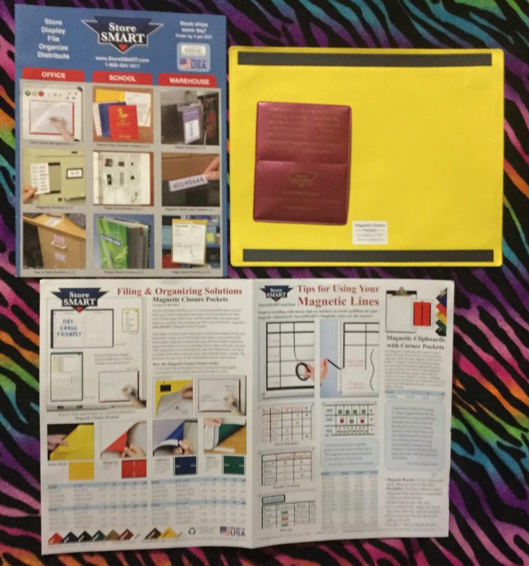 Free StoreSMART Magnetic Closer Pockets Sample