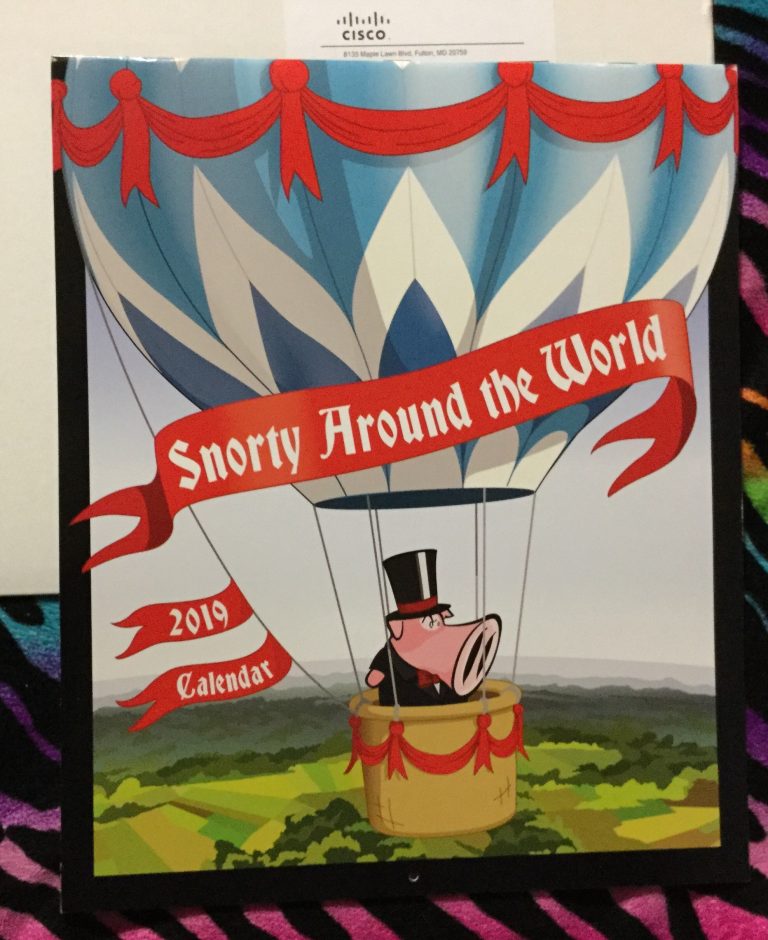 Free 2019 Cisco Snorty Around the World calendar