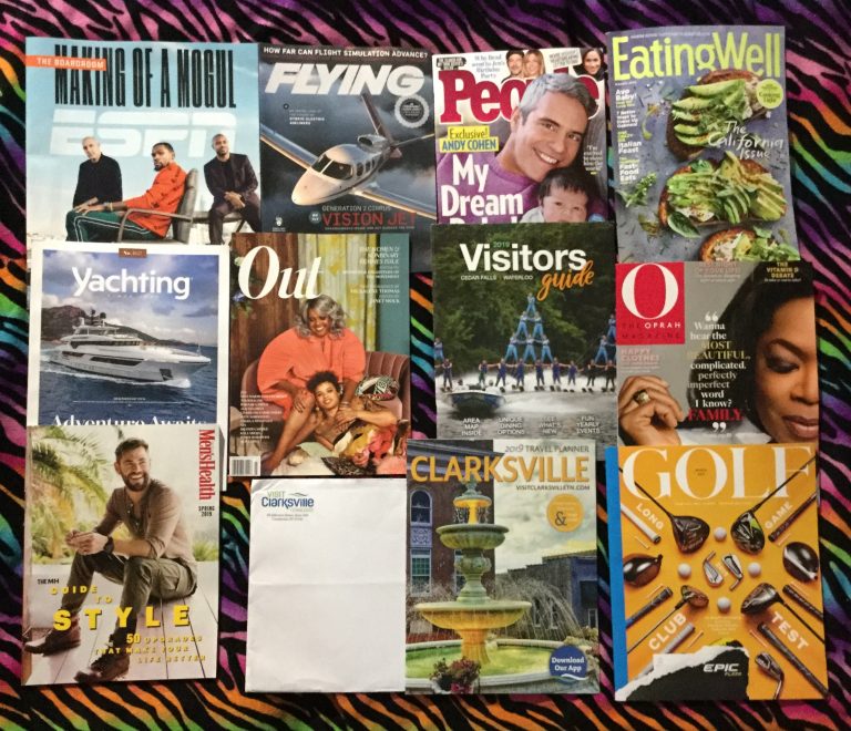 📬02-15-2019 FREE mail ⌚ ESPN 🛩Flying 👪 People 🍐Eating Well 🛥 Yachting 👗Out 🌊Cedar Falls Waterloo 2019 Visitors guide 🅾 O👖 Men’s Health ⛲Visit Clarksville 2019 Travel Planner ⛳Golf 📚