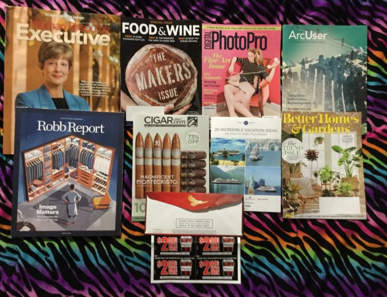 📬 02-25-2019 FREE mail 🐭 Human Resource Executive 🍷Food & Wine 📸 Digital Photo Pro 🏙 Arc User 🕴 Robb Report 🚬CIGAR. com 🗽Cruise guide from Food & Wine 🚭 Winston coupons 🏡 Better Homes & Gardens 📚