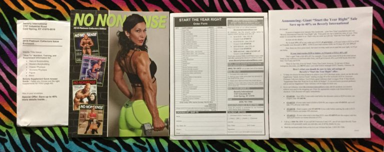 📬 FREE No Nonsense 2018 Platinum Collectors Edition Book from Beverly International 🏋