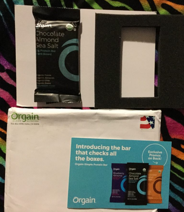 Free Orgain Bar Sample