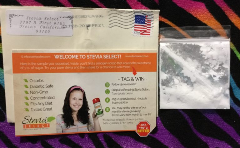Free Stevia Select Sample