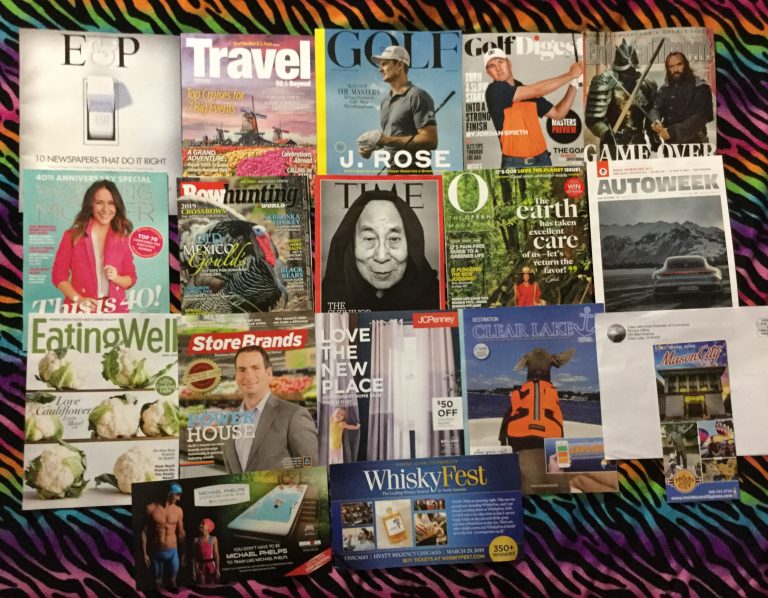 📬 03-09-2019 FREE mail 📽 E & P 🌷Travel 50 & Beyond 🏌 Golf ⛳ Golf Digest 🗡 Entertainment weekly 👗 Working Mother 🏹 Bow Hunting ⏳ Time 🌎 O 🏎 Autoweek 🌵 Eating Well 🏪 Store Brands 💆 JCPenny 🚤 Clear Lake Area Iowa Travel guides 🏊 Michael Phelps Signature Swim Spa information 🍷Whisky Fest Chicago 📚🐇