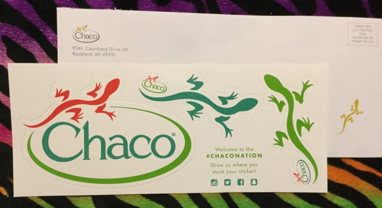 Free Chaco stickers