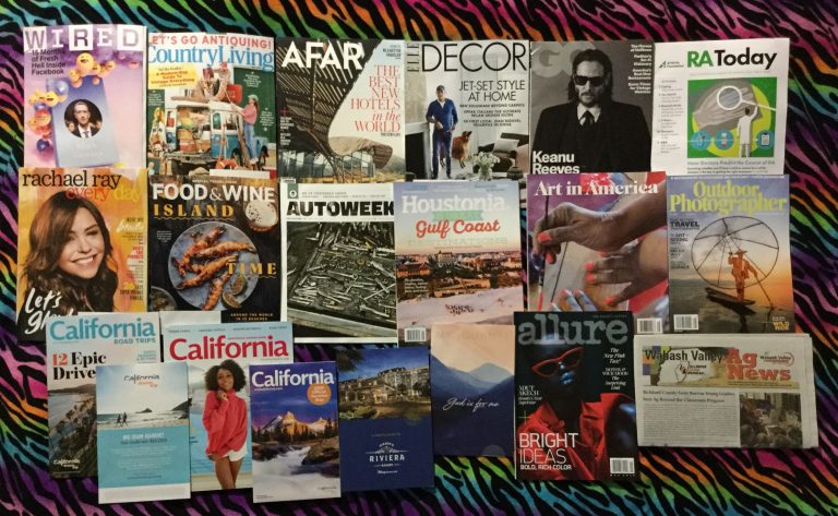 📬 04=22-2019 FREE Mail 🔌 Wired 🐄 Country Living 🏨 AFAR 💺 Elle Decor 🕴G Q 💊 R A Today 🙅 Rachael Ray Every Day 🍤Food & Wine 🛠 Auto Week 🏖 Houstonia 💅 Art in America 📸 Outdoor Photographer 👙 California Travel guides & map 💝 Disney Vacation Club ⛪ My Journal 😎 Allure 🌽 Wabash Valley Ag News 📚
