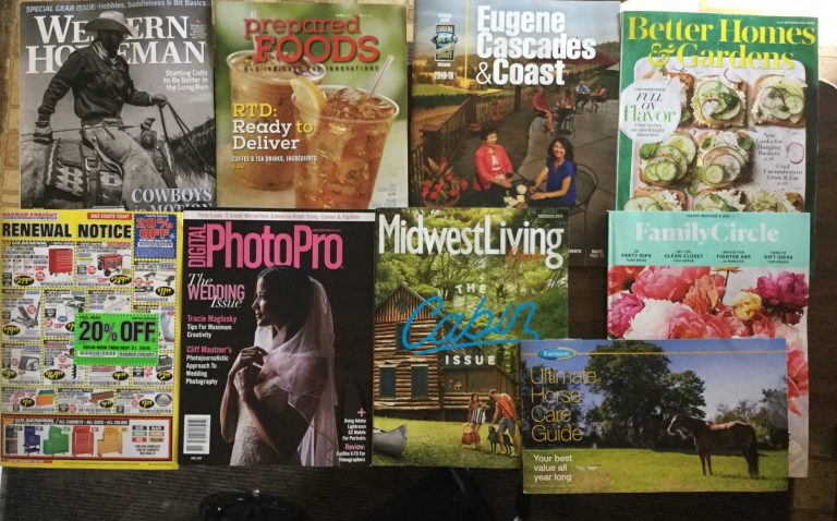 📬04-25-2019 FREE mail🏇 Western Horseman  🍵 Prepared Foods 🗺 Eugene Cascades & Coast 🍏 Better Homes & Gardens🗜Harbor Freight Tools   📸 Digital Photo Pro🏡 Midwest Living 🐎 Farnam Horse Care 💐 Family Circle 📚