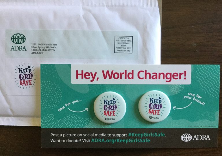 Free #KeepGirlsSafe Buttons